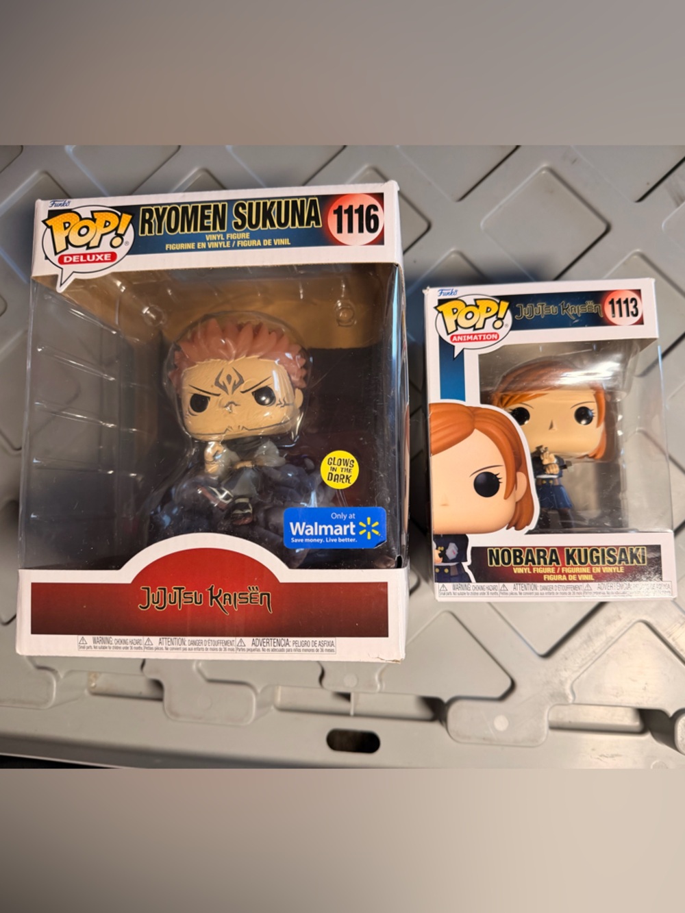 Funko Pop Deluxe Ryomen Sukuna & Nobara Kugisaki Set